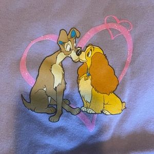 Y2K Style vintage Disney Tee Lady and the Tramp